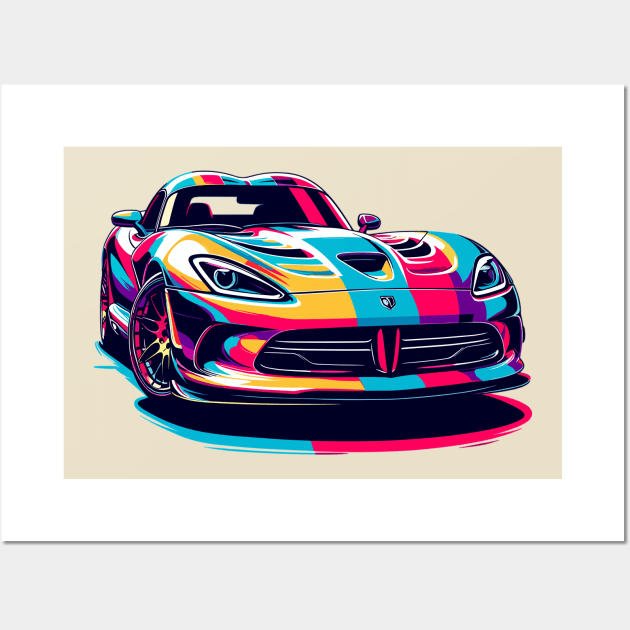 Dodge viper Wall Art by Vehicles-Art